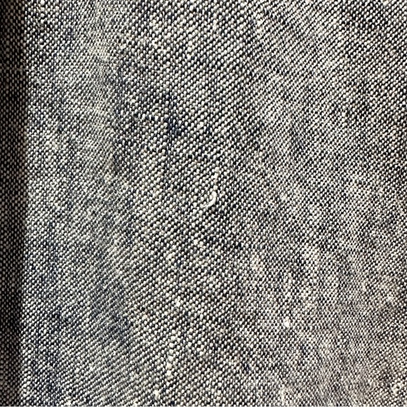 Lands' End High Rise Blue Linen Pants, Size 10 - Picture 6 of 7